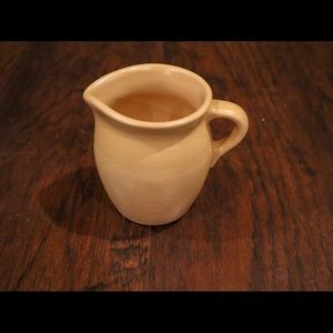 Cream yellow pitcher